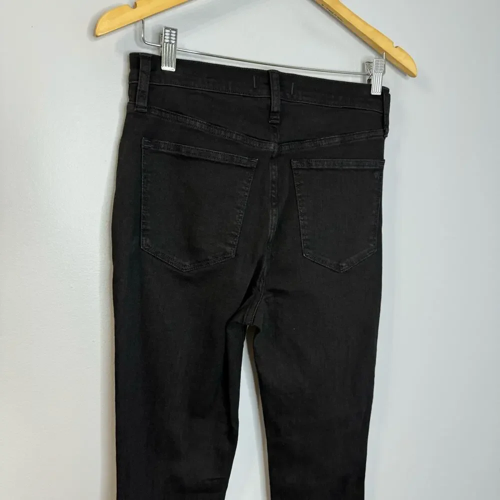 Madewell 10" High-Rise Skinny Jeans Black Stretch  Casual Women's 28 - Picture 8 of 12